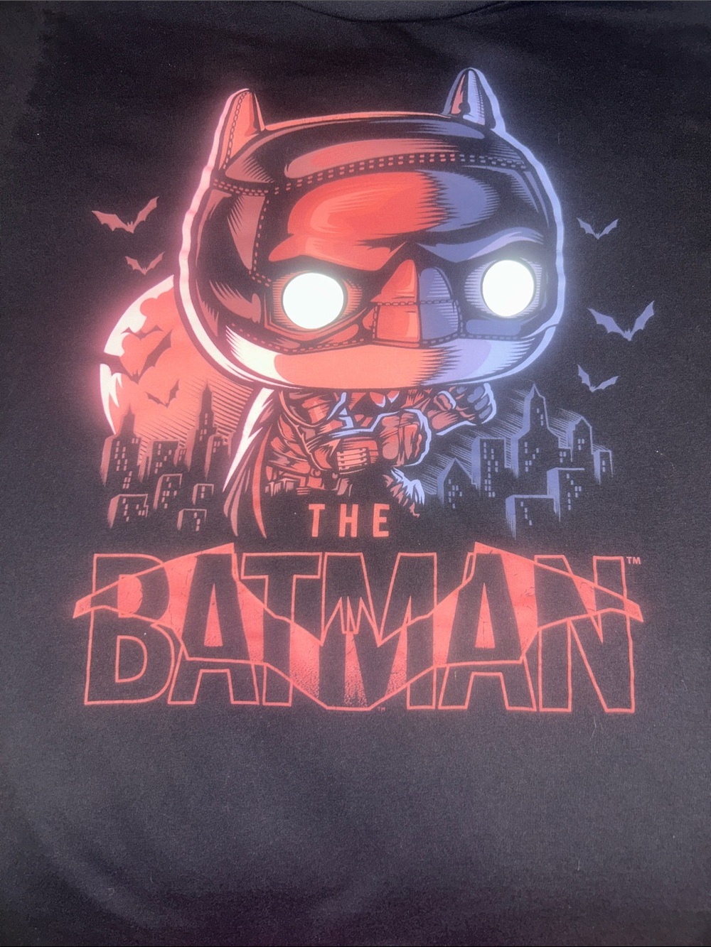 Funko Kids Black Batman Graphic Tee - Picture 4 of 4